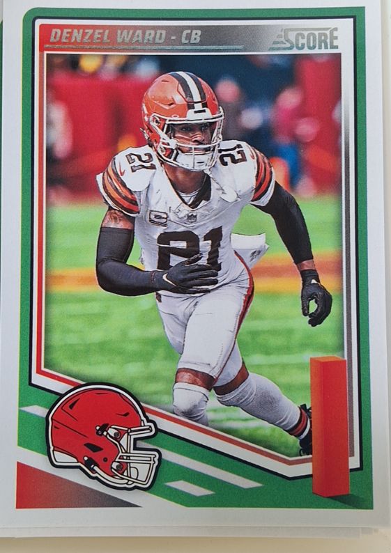 2025 Panini Score #174 Denzel Ward — front