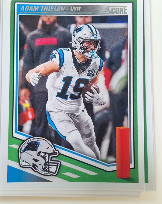 2025 Panini Score #21 Adam Thielen — front