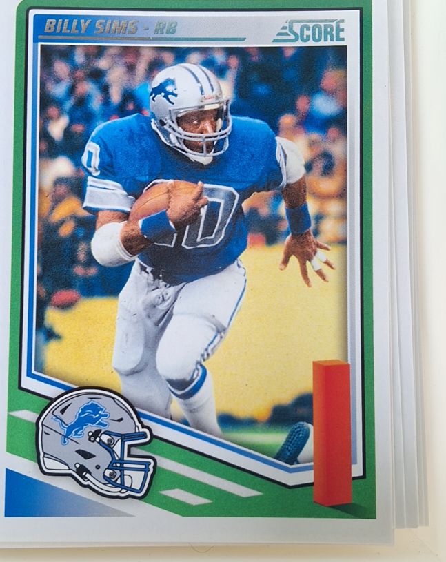 2025 Panini Score #233 Billy Sims — front