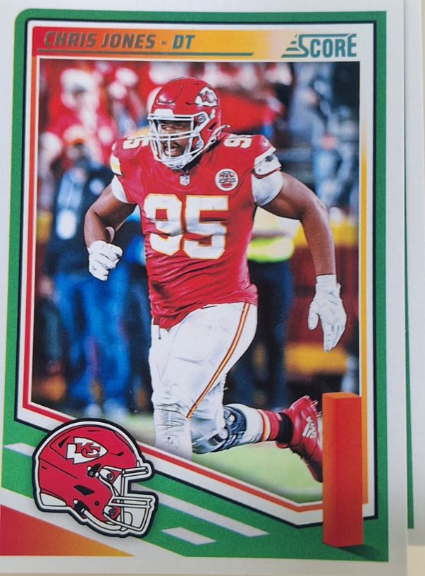2025 Panini Score #198 Chris Jones — front