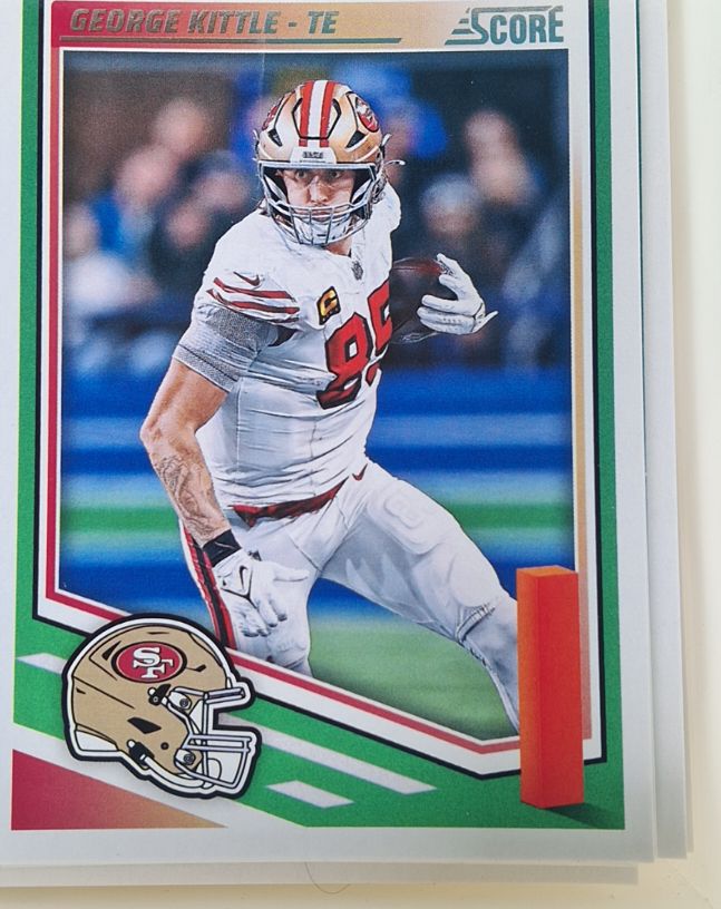 2025 Panini Score #168 George Kittle — front