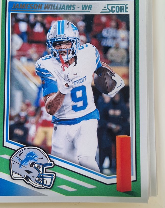 2025 Panini Score #134 Jameson Williams — front