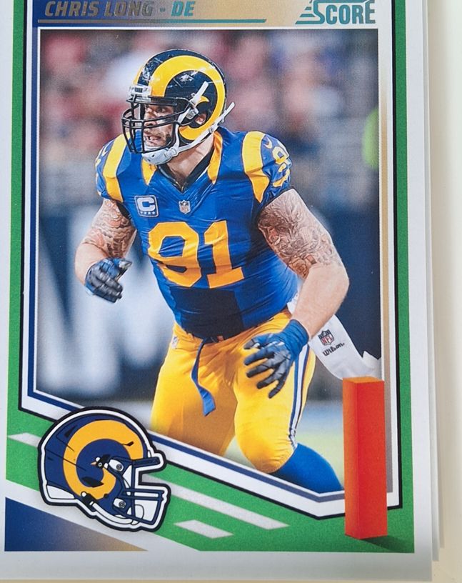 2025 Panini Score #208 Chris Long — front