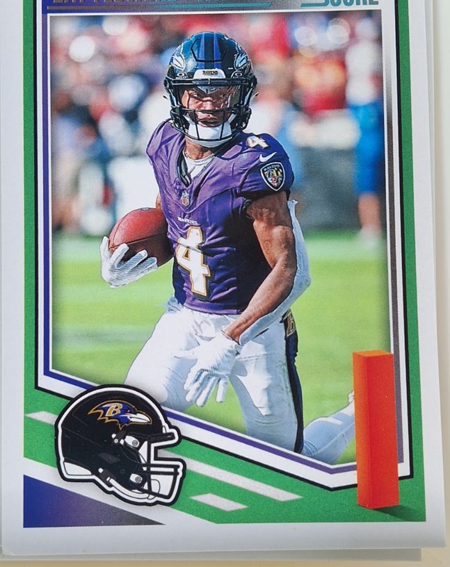 2025 Panini Score #267 Zay Flowers — front
