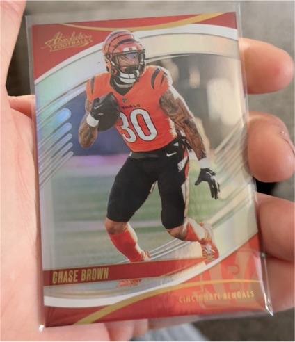 2025 Panini Absolute #98 Chase Brown — front