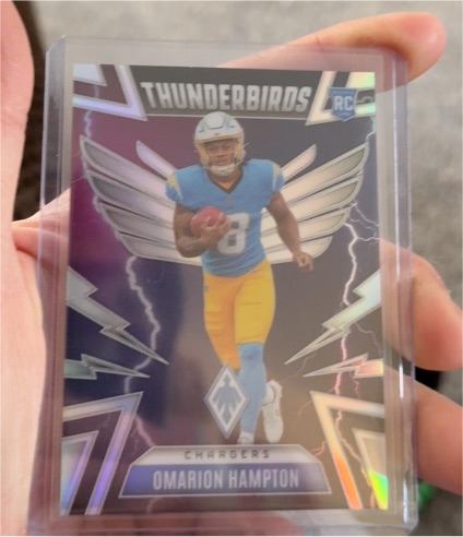 2025 Panini Phoenix Thunderbirds #28 Omarion Hampton — front