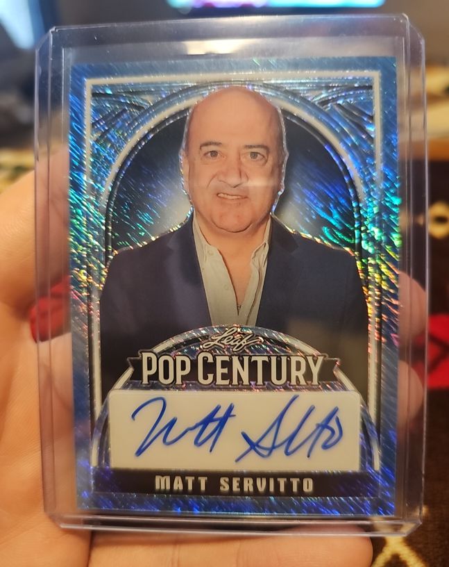 2024 Leaf Pop Century Matt Servitto Blue Shimmer Auto — front