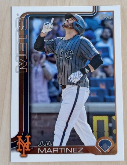 2025 Topps #549 J.D. Martinez — front