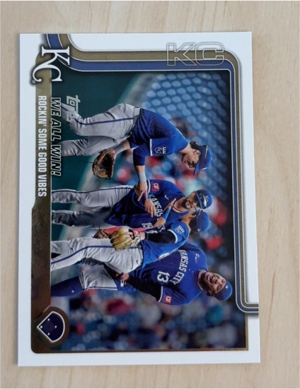 2025 Topps Series 2 #436 We All Win! Rockin' Some Good Vibes Kansas City Royals — front