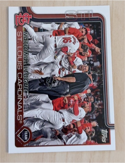 2025 Topps Series 2 #461 St. Louis Cardinals Team Card — front