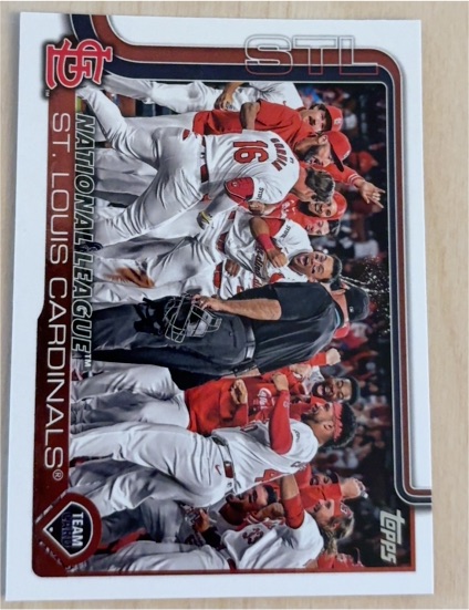 2025 Topps #461 St. Louis Cardinals — front