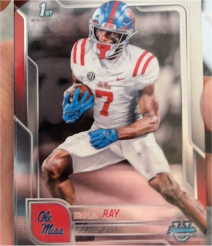 2025 Bowman University Chrome #134 Traylon Ray — front