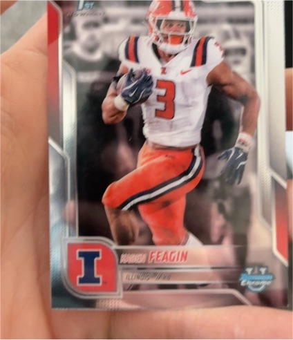 2025 Bowman Chrome University #26 Kaden Feagin — front