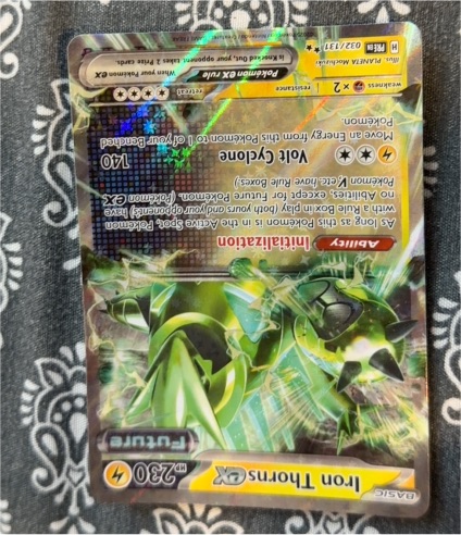 2023 Pokémon Prismatic Evolutions #032 Iron Thorns EX — front