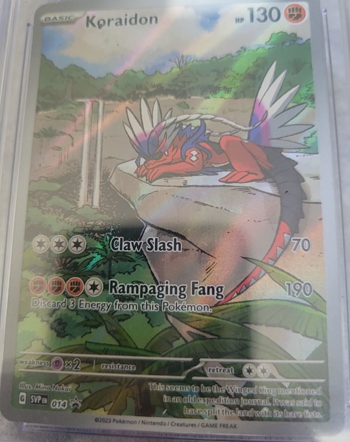 2023 Pokémon SV Black Star Promo #014 Koraidon — front