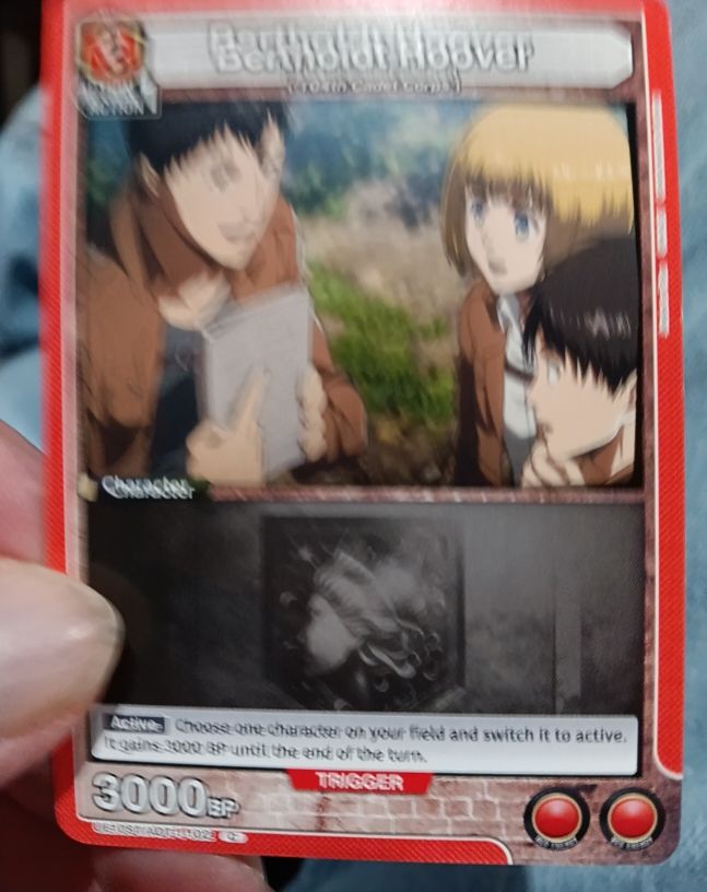 2023 Bushiroad Weiss Schwarz Attack on Titan BT02-085 Bertholdt Hoover — front