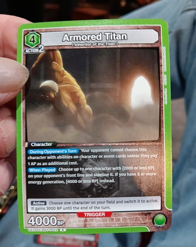 2024 Union Arena #UE10ST/AOT-1-112 Armored Titan — front
