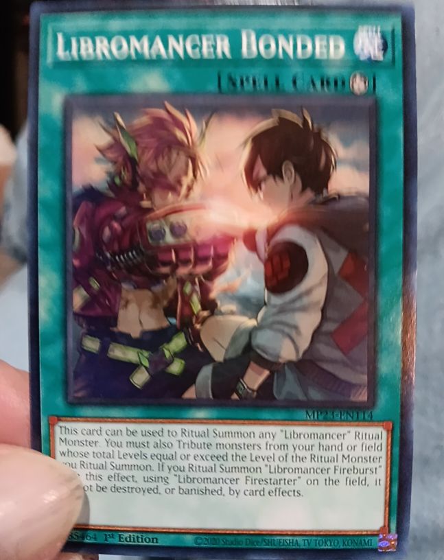 2023 Yu-Gi-Oh! MP23-EN114 Libromancer Bonded — front