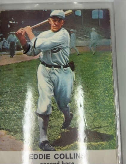 1961 Golden Press #28 Eddie Collins — front