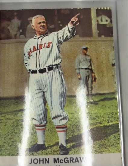1961 Golden Press #23 John McGraw — front