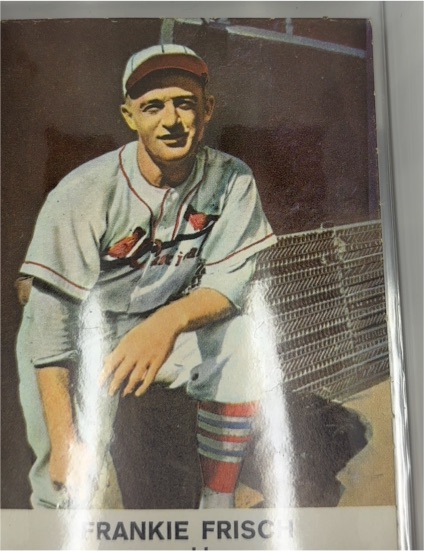 1961 Golden Press #19 Frankie Frisch — front