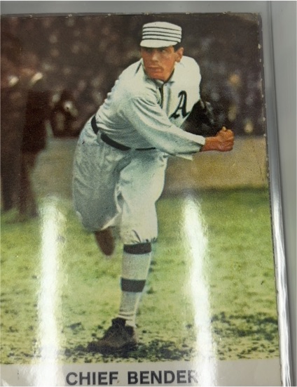 1961 Golden Press #18 Chief Bender — front