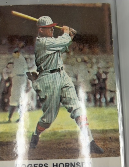 1961 Golden Press #7 Rogers Hornsby — front