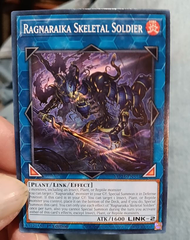 2020 Yu-Gi-Oh! LEDE-EN047 Ragnaraika Skeletal Soldier — front