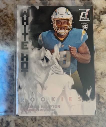 2025 Donruss White Hot Rookies #WHR-OMH Omarion Hampton — front