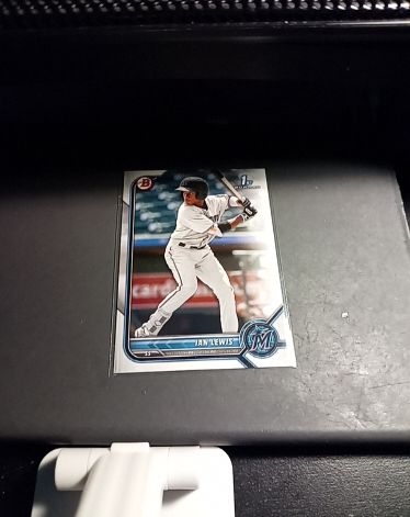2022 Bowman Chrome #BCP-96 Ian Lewis — front