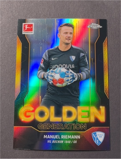 2021-22 Topps Chrome Bundesliga #GG-MRI Manuel Riemann Golden Generation — front