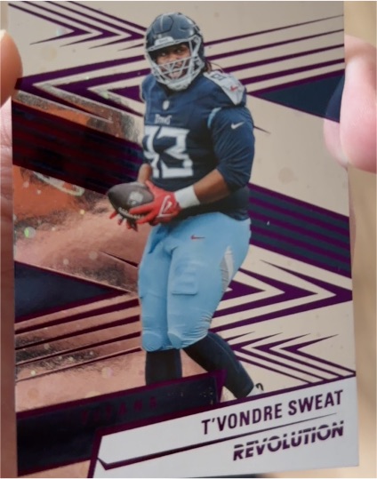 2025 Panini Revolution #120 T'Vondre Sweat — front