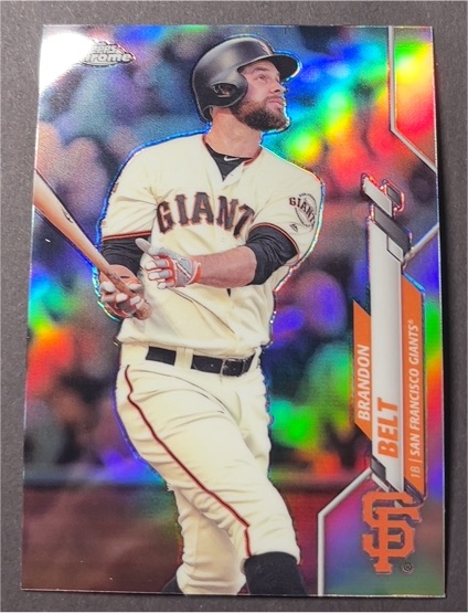 2020 Topps Chrome #147 Brandon Belt — front
