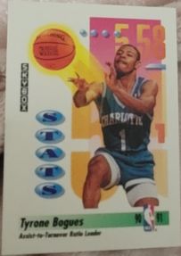 1991 SkyBox #298 Tyrone Bogues Charlotte Hornets — front