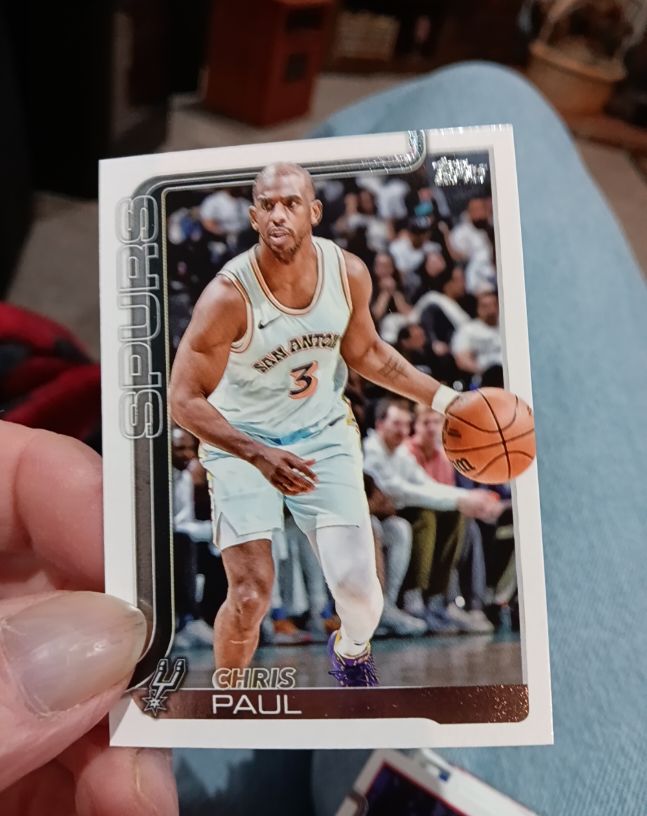 2025-26 Topps #198 Chris Paul San Antonio Spurs — front