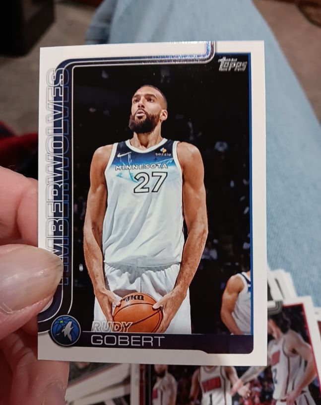 2025-26 Topps #111 Rudy Gobert — front