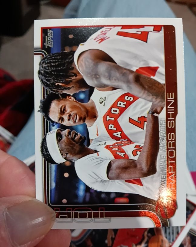 2025-26 Topps #276 We The North: Raptors Shine RJ Barrett — front