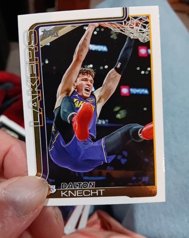 2025-26 Topps #153 Dalton Knecht — front
