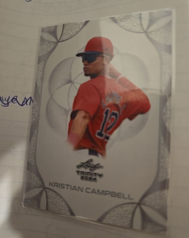 2024 Leaf Trinity #Kristian Campbell — front