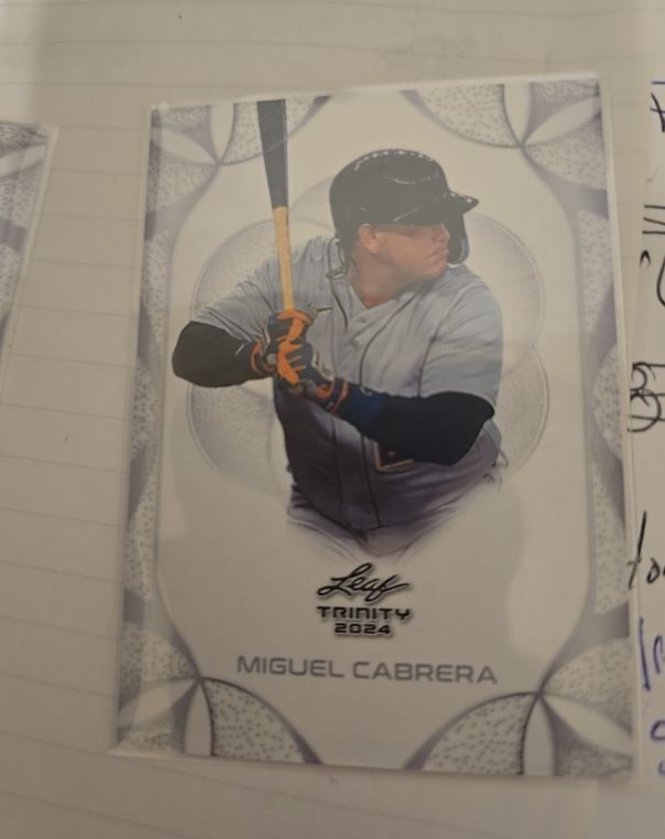 2024 Leaf Trinity #41 Miguel Cabrera — front