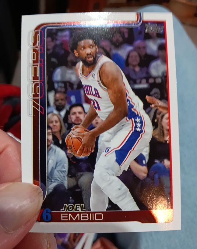 2025-26 Topps #22 Joel Embiid — front