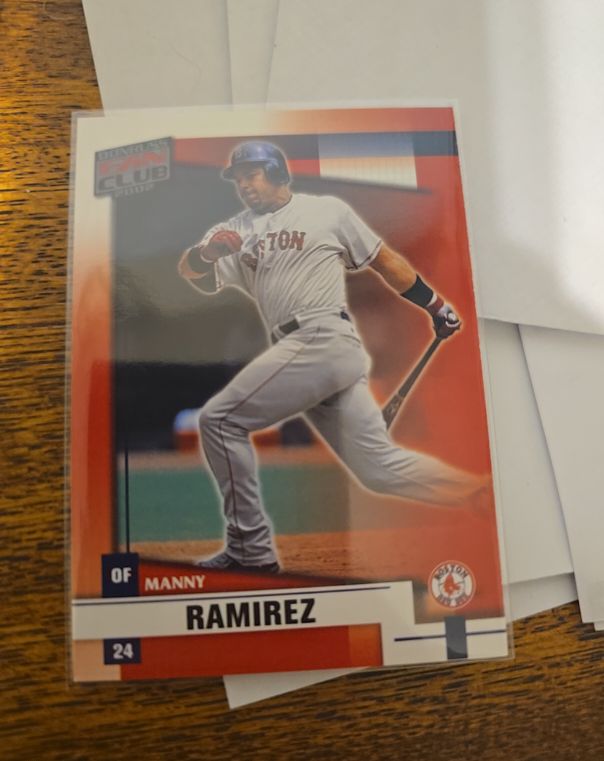 2002 Donruss Fan Club #80 Manny Ramirez — front