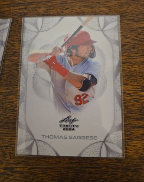 2024 Leaf Trinity Thomas Saggese — front
