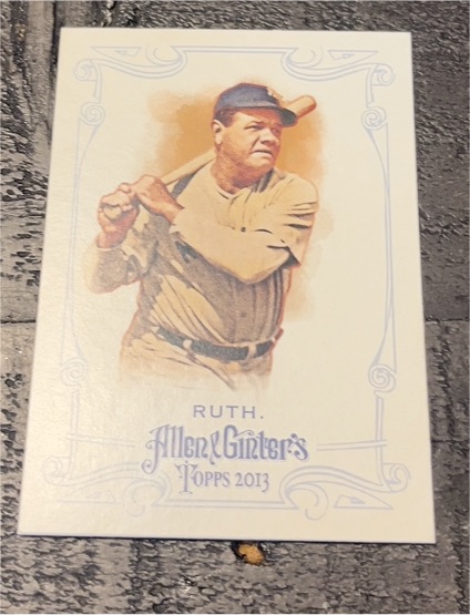 2013 Topps Allen & Ginter #3 Babe Ruth — front