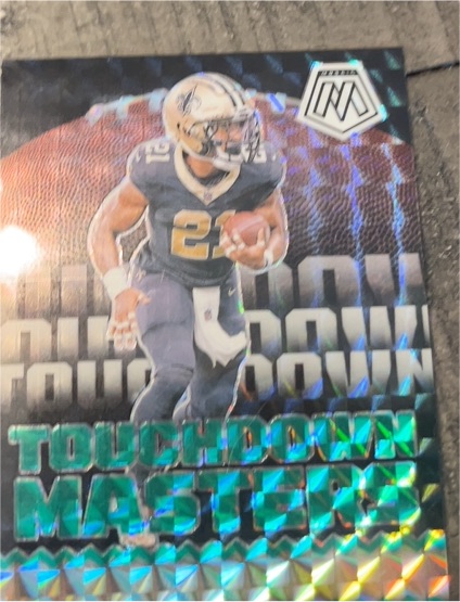 2024 Panini Mosaic #TM-JWS Jamaal Williams Touchdown Masters Mosaic Green — front