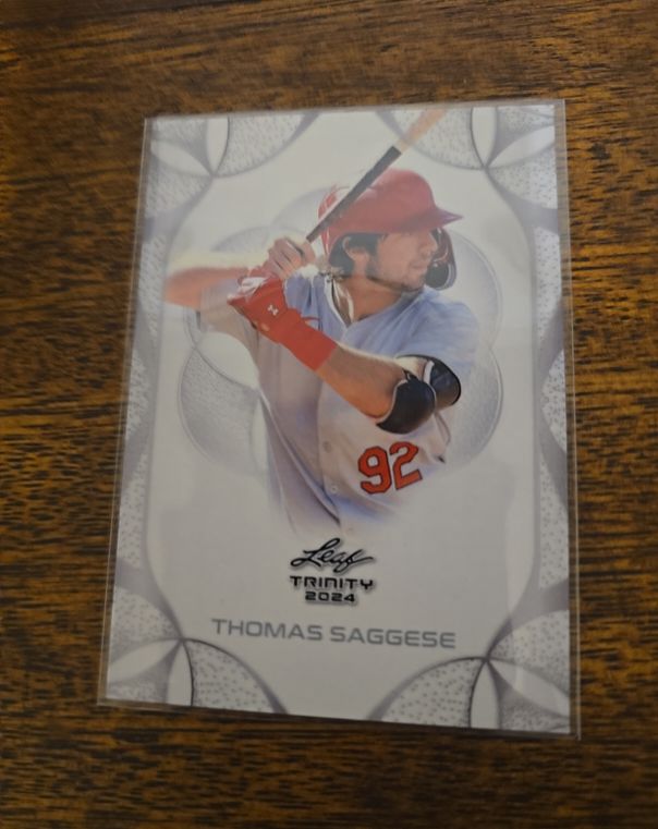 2024 Leaf Trinity # Thomas Saggese — front