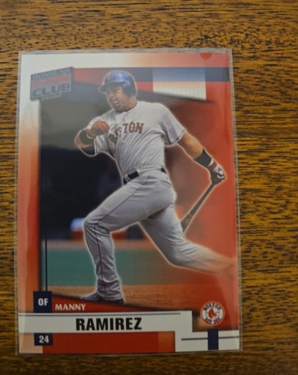 2002 Donruss Fan Club #80 Manny Ramirez — front