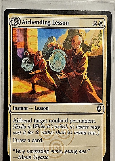 2025 Magic: The Gathering #8 Airbending Lesson — front