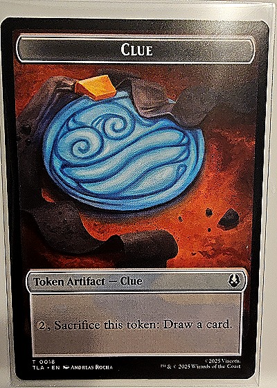 2025 Magic The Gathering #T 0018 Clue Token Artifact — front