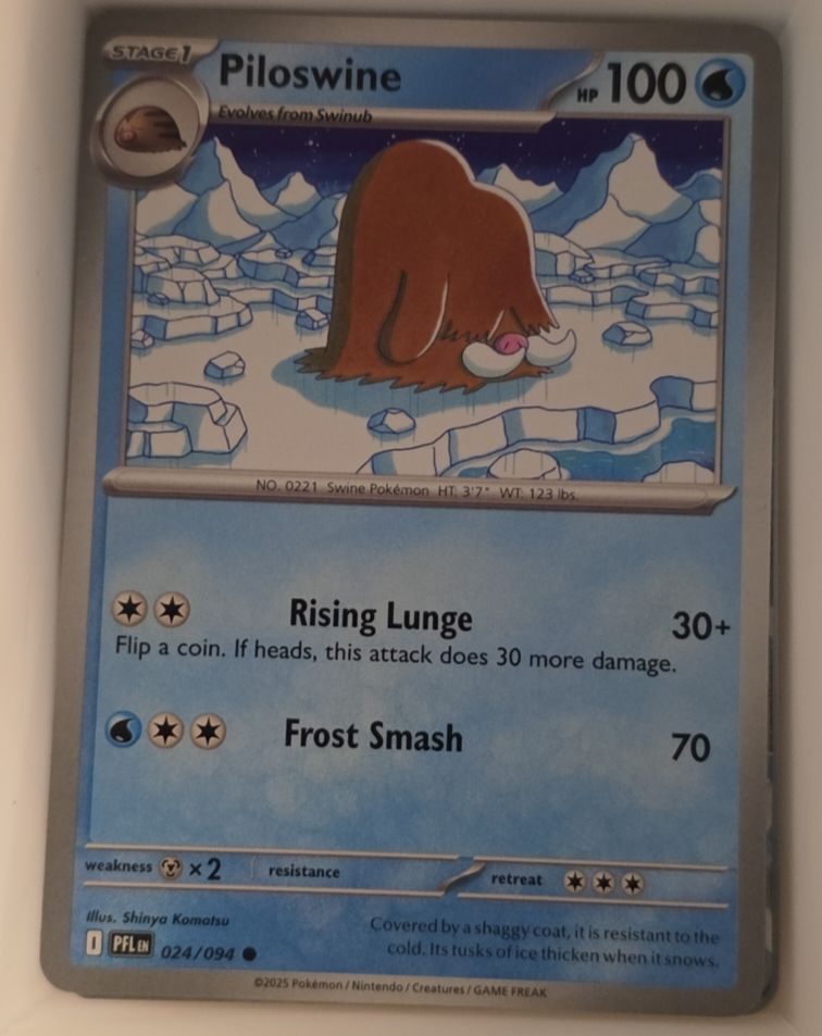 2025 Pokémon ME02: Phantasmal Flames #024 Piloswine — front